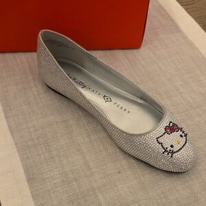 Katy Perry Collections Silver Hello Kitty Flats